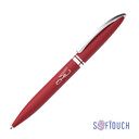 Ручка шариковая "Rocket", покрытие soft touch красн