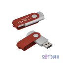 Флеш-карта "Vostok", объем памяти 16GB, покрытие soft touch# красн