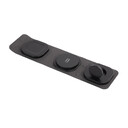 Складная беспроводная (15W) зарядная станция "Magic Case" с MagSafe для смартфона, часов и наушников черн