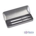 Набор "Ray" (ручка+карандаш), покрытие soft touch бел