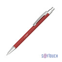 Карандаш механический "Ray", покрытие soft touch красн