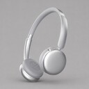 Беспроводные накладные наушники Stereo Light, BT 5.4, 300 мАч, cеребристый, Deppa