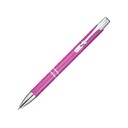 Шариковая ручка Moneta из переработанного алюминия - Фуксия