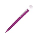 Металлическая шариковая ручка soft touch "Brush gum", розовый