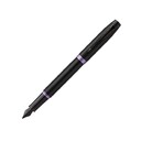 Перьевая ручка Parker IM Vibrant Rings Flame Amethyst Purple, стержень:F, цвет чернил: blue, в подарочной упаковке.