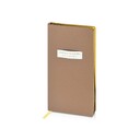 Еженедельник недатированный А6 "Total beige" с нашивкой, бежевый