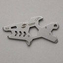 Мини-мультитул карманный Stinger, 60 x 31 мм, 5 функций, акула, нержавеющая сталь, серебристый, в блистере