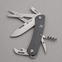 Нож перочинный Stinger, 103 мм, 10 функций, материал рукояти АБС-пластик (серый), в картонной коробке