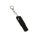 USB-флешка на 16 Гб 2 в 1 поворотный механизм, c дополнительным разъемом Type-C с одноцветным металлическим клипом, черный