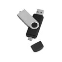 USB/micro USB-флешка 2.0 на 16 Гб «Квебек OTG», черный