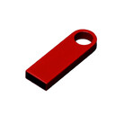 USB 2.0-флешка на 32 Гб с мини чипом и круглым отверстием, красный