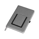 Блокнот "Pocket" 140*205 мм с карманом для телефона, серый