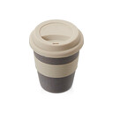 Стакан с силиконовой крышкой "Cafe", beige