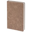 Ежедневник недатированный 13х21 см Stone (Nubuck Touch коричневый)