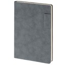 Ежедневник недатированный 15х21 см Lable (Nubuck тёмно-серый)