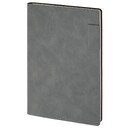 Ежедневник недатированный 17х24 см Lable Touch (Nubuck Touch тёмно-серый)