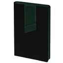 Ежедневник недатированный 15х21 см Bookmark (Soft Touch чёрный + Nice Touch зелёный)