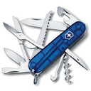 Нож Victorinox Huntsman, 91 мм, 15 функций, полупрозрачный синий