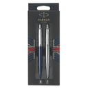 Parker набор подарочный Jotter London - шар. ручка Blue + гел. ручка Stainless Steel, M, блистер