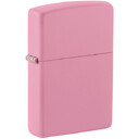 Зажигалка Zippo Pink Matte с покрытием Pink Matte, латунь/сталь, розовая, матовая, 36x12x56 мм
