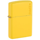 Зажигалка Zippo Classic с покрытием Sunflower, латунь/сталь, желтая, глянцевая, 38x13x57 мм