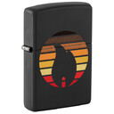 Зажигалка ZIPPO Colorblock с покрытием Black Matte, латунь/сталь, черная, 38x13x57 мм, шт