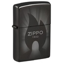 Зажигалка ZIPPO Radiant с покрытием High Polish Black, латунь/сталь, черная, глянцевая, 38x13x57 мм,