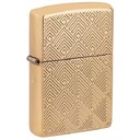Зажигалка Zippo Armor® с покрытием High Polish Brass, латунь/сталь, золотистая, 38x13x57 мм