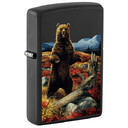 Зажигалка Zippo Linda Picken с покрытием Black Matte, латунь/сталь, черная, 38x13x57 мм