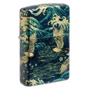 Зажигалка Zippo Eastern с покрытием 540 Tumbled Brass, латунь/сталь, зеленая, 38x13x57 мм