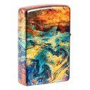 Зажигалка Zippo Classic с покрытием 540 Tumbled Brass, латунь/сталь, разноцветная, 38x13x57 мм