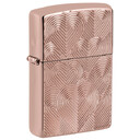 Зажигалка Zippo Armor® Hearts с покрытием Rose Gold, латунь/сталь, розовое золото, 38x13x57 мм