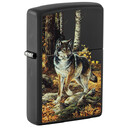 Зажигалка Zippo Linda Picken с покрытием Black Matte, латунь/сталь, черная, матовая, 38x13x57 мм