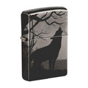 Зажигалка Zippo Classic, покрытие Black Ice®, латунь/сталь, чёрная, глянцевая