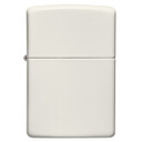 Зажигалка Zippo Classic с покрытием Glow In The Dark, латунь/сталь, белая, матовая, 38x13x57 мм