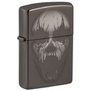 Зажигалка Zippo Screaming Monster с покрытием Black Ice®, латунь/сталь, черная, 38x13x57 мм