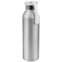 Бутылка для воды VIKING SILVER 650мл. Серебристая с белой крышкой 6141.07