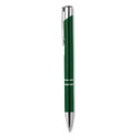 Recycled aluminium ball pen зелен