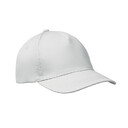 5 panel baseball cap бел