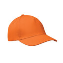5 panel baseball cap оранжев