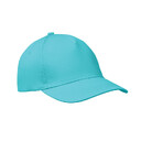 5 panel baseball cap бирюзов