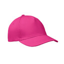 5 panel baseball cap фуксия