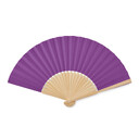 Manual hand fan фиолетов