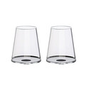 Хрустальный бокал для красного вина на магните Trebonn SplitGlass, 2 шт, 450 мл черн