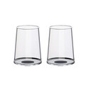 Хрустальный бокал для белого вина на магните Trebonn SplitGlass, 2 шт, 280 мл черн