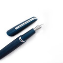 Перьевая ручка Pininfarina PF Two DARK BLUE темно-син серебрян