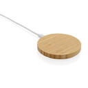 Док-станция Bamboo FSC® для беспроводной зарядки, 15 Вт коричнев