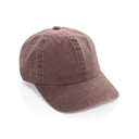 Бейсболка BEAU AWARE™ из хлопковой саржи, 6 клиньев, 270 г/м² темно-бордов