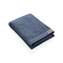 Банное полотенце Ukiyo Sakura из хлопка AWARE™, 500 г/м², 70x140 см син