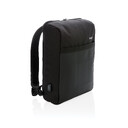 Антикражный рюкзак Swiss Peak 15"  с RFID защитой и разъемом USB черн